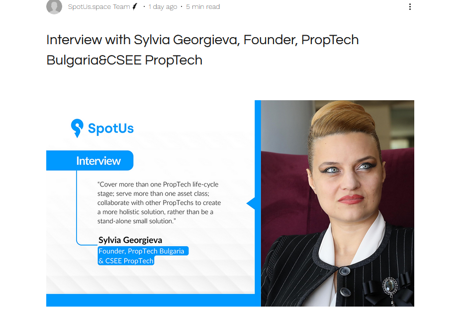 SPOTUS.SPACE Interview: The Development of the CSEE PropTech Industry
